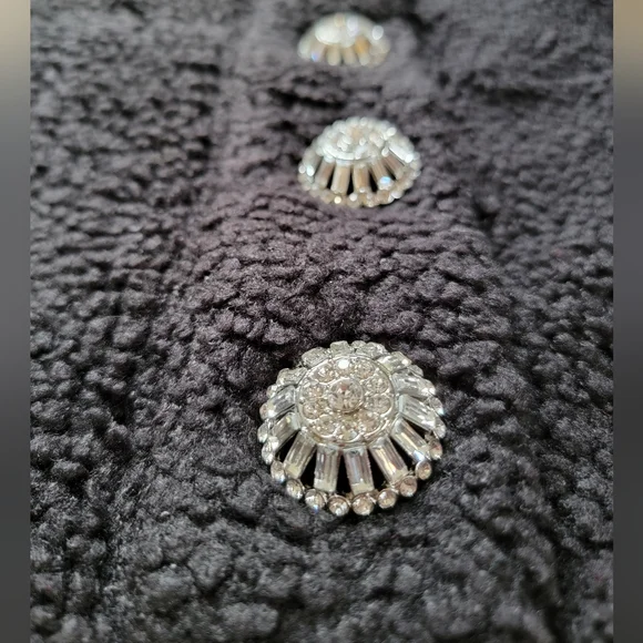 Express Black Cowl Neck Sweater with Textured Knit and Long Sleeves - Picture 7 of 14